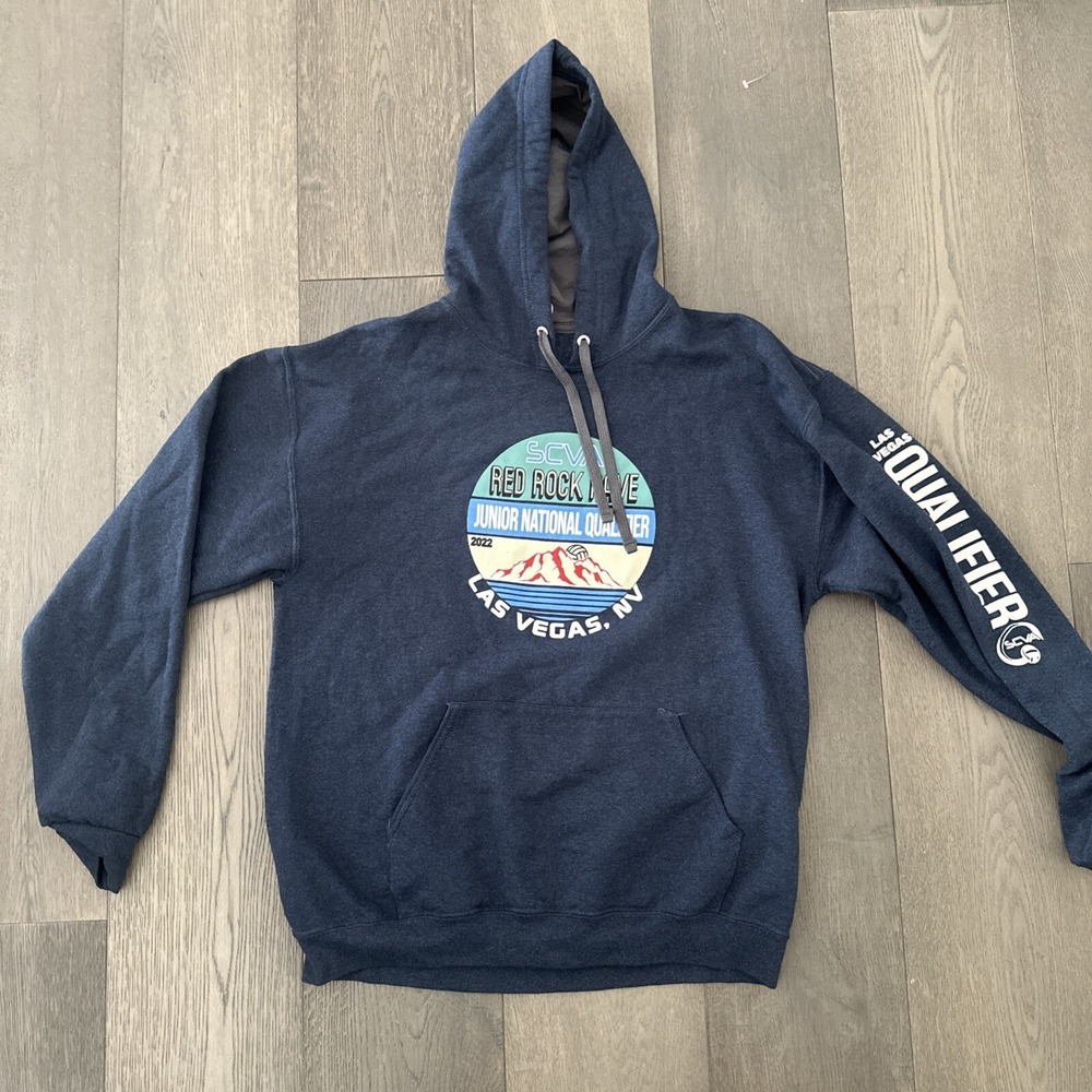 SCVA Red Rock Rave 2022 Hoodie Sweatshirt‎ Adult L Volleyball Las Vegas Unisex